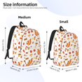 thumbnail image 2 of Yiaed Squirrel InThe Forest3 Print Print Laptop Backpack Travel Canvas Backpack Vintage Aesthetic Backpack for School Knapsack Backpack Backpack for School-Small, 2 of 5