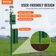 thumbnail image 2 of VEVOR Dog Waste Station with Hand Wash Bottle, Commercial Dog Poop Station, 11.5 Gallons Pet Waste Bin with 50 Can Liners, Bag Dispenser & 600 Waste Bags, Outdoor Dog Waste Disposal System, 2 of 9