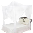 thumbnail image 4 of Canopy Mosquito Net, 4 Corner Post Bed Canopy Mosquito Net Full Queen King Size Bedding, 4 of 4