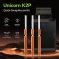 thumbnail image 2 of Kit de boquillas ENOMAKER Creality Unicorn K2P para impresora 3D K2 Plus, 2 of 7
