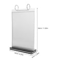 thumbnail image 2 of LEORX Document Display Stand Flip Binder Transparent Plastic 1 Set For, 2 of 8