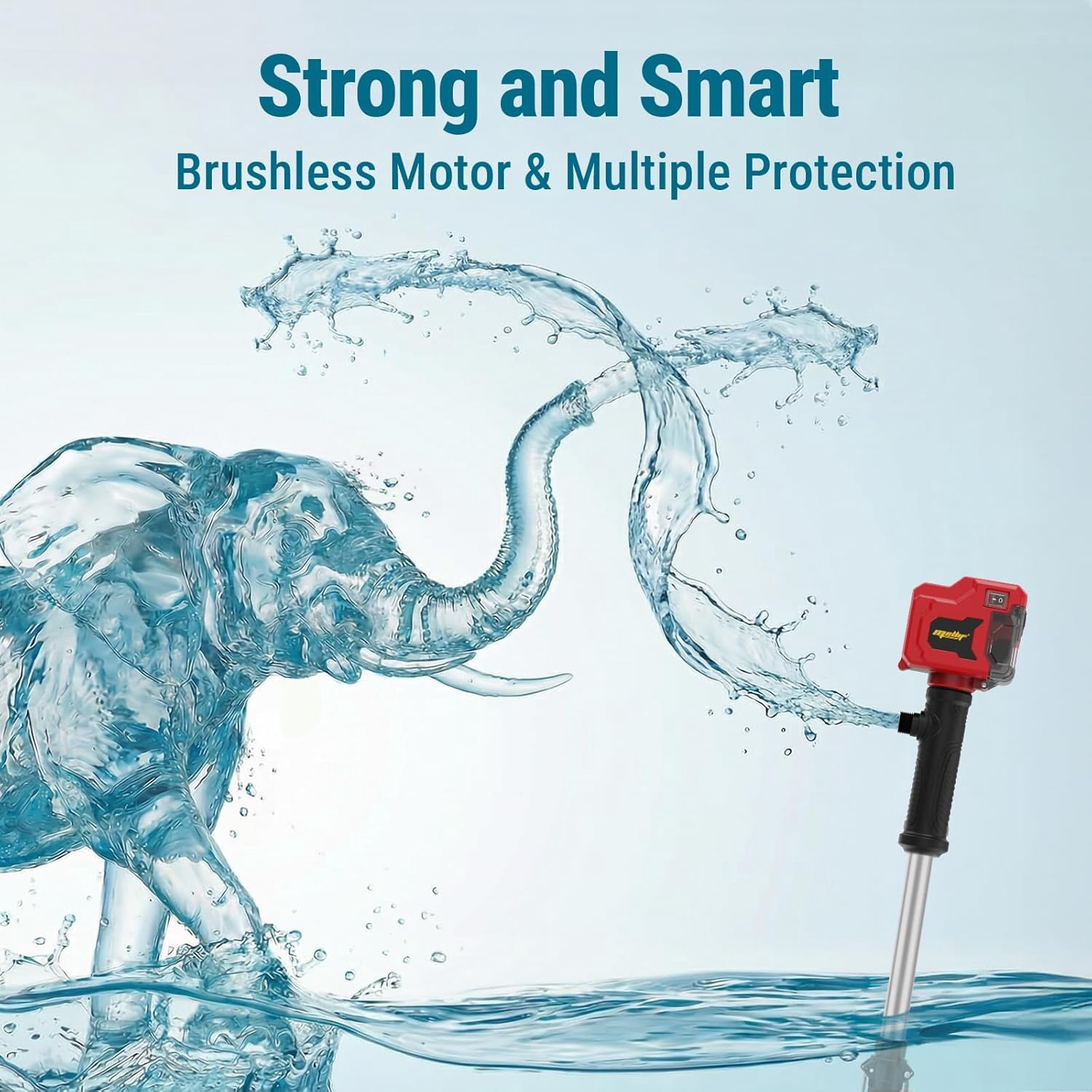 Cordless Stick Water Transfer Pump Compatible with Milwaukee 18V Battery(Tool Only)