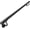 Black, variant on 3 FT Heavy Duty Metal Stairs Railing Indoor White, Wall Mount Pipe Stair Handrail - Hand Rails for Indoor & Outdoor Steps, Banister Deck Porch Patio Railing, Wall Grab Bars for Seniors