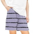 thumbnail image 1 of Odeerbi 5-14 Años Niños Niñas Verano Pantalones Cortos A Rayas Workout Pantalones Cortos Deportivos Lindo Transpirable Pantalones Cortos Con Bolsillos, 1 of 4