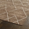thumbnail image 3 of Kaleen Solitaire Collection - Brown 9'6" x 13' 100% Bamboo Silk Rug, 3 of 3