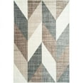 thumbnail image 4 of LaDole Rugs  Chevron Geometric Area Rug Beige Grey Brown 3'11 x 5'7" 4' x 6' Living Room,Bedroom,Entryway, 4 of 5