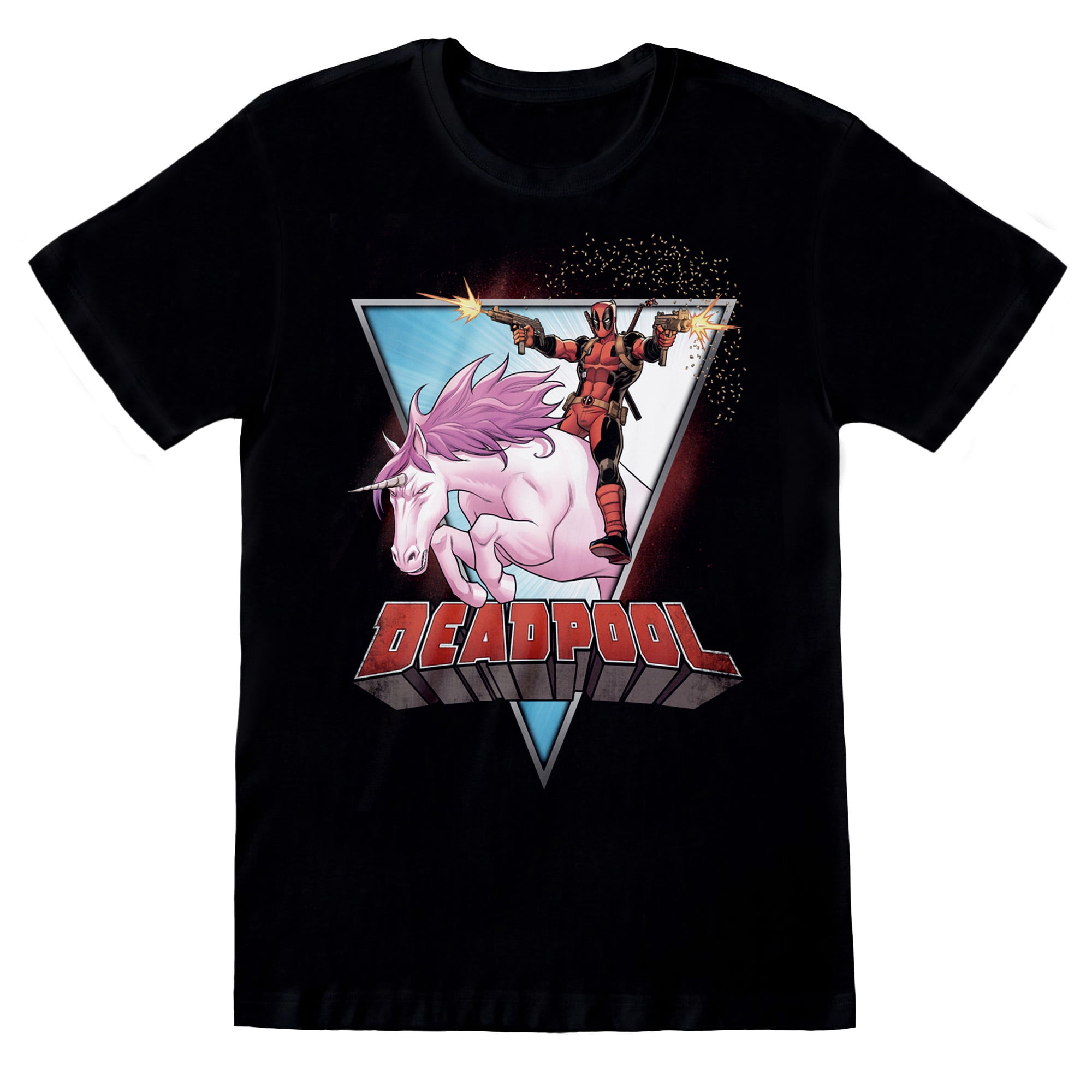 Deadpool Camiseta para Adultos Unisex Negro Walmart en linea