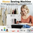 thumbnail image 2 of Victool 12 Stitches Mini Electric Sewing Machine with Sewing Table and 113 Pcs Sewing Kit Portable Sewing Machine with Dual Speed for Beginners, 2 of 11