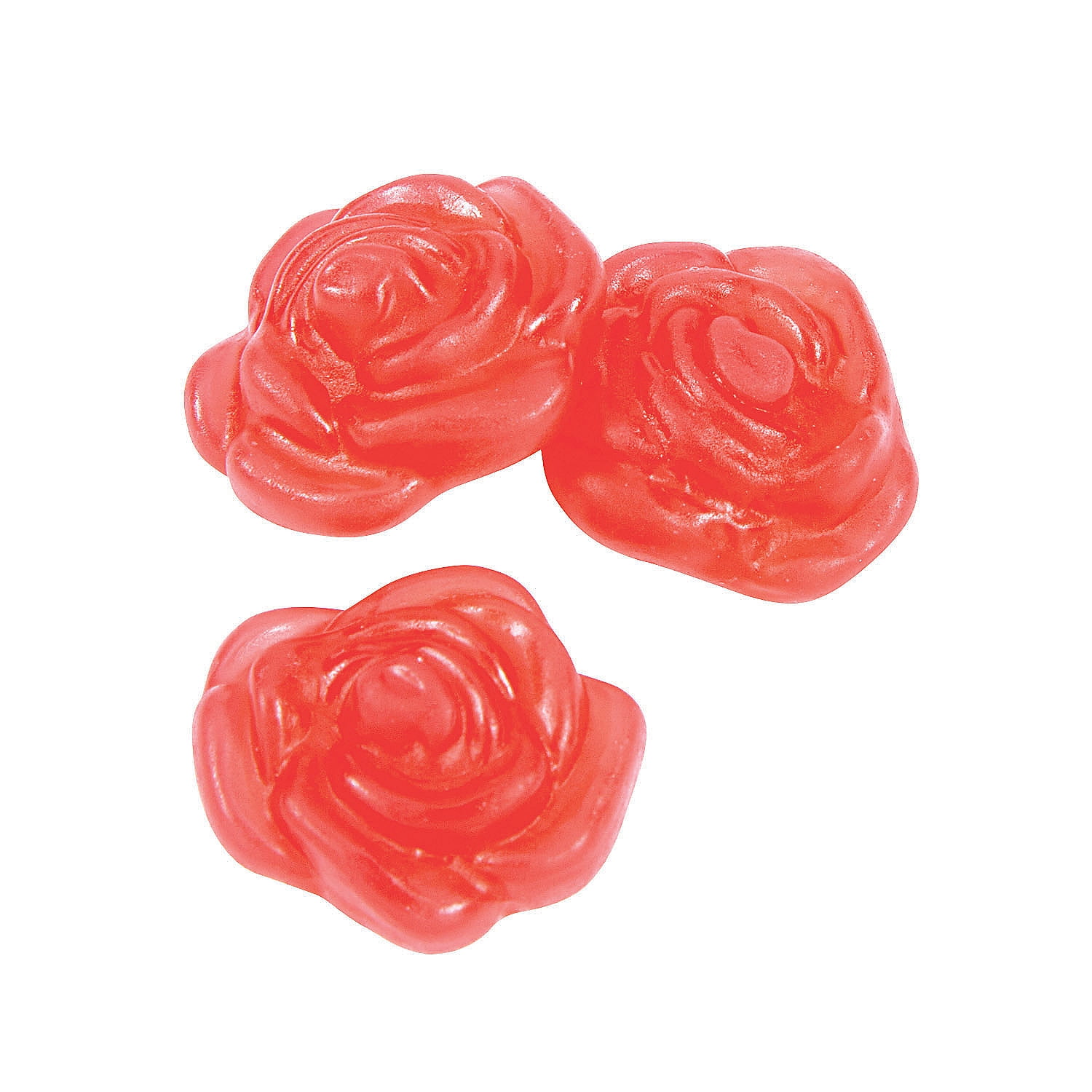 Red Rose Shaped Gummy 1 Lb Edibles 1 Piece