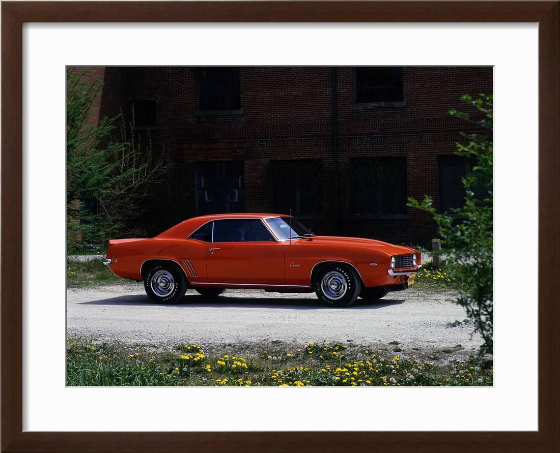 1969 Chevrolet Camaro Copo Framed Print Wall Art Walmart Com Walmart Com