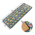 thumbnail image 3 of Dailycode Hallway Runner Rug 2x6 Non Slip Absorbent Soft Floor Mat for Home Kitchen Bedroom Entrance Dolphin with Seaweed, 3 of 7
