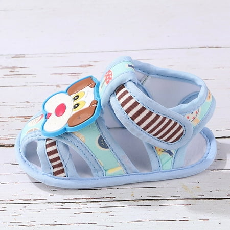 

Entyinea Baby Girls Boys Soft Toddler Shoes Toddler Walkers Shoes Cartoon Puppy Sandals for Baby Boys 12-18 Months Blue 11ï¼12ï¼