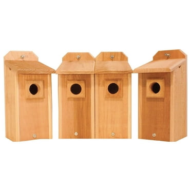 4 Cedar Bluebird Houses