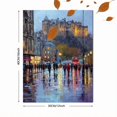 thumbnail image 3 of Edinburgh Castle Street Scenery Canvas Print Home Wall Decor, 3 of 8