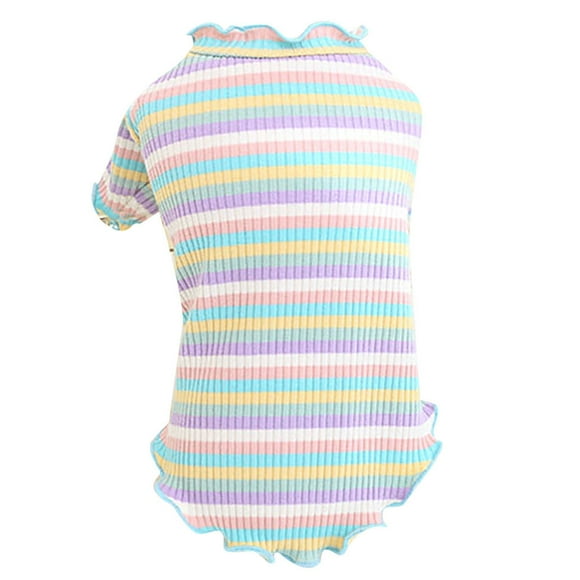 2025 Pet Dog Clothes Puppy Small Dog Sweater Winter Vest T-Shirt Shirt Cute Medium Dog Sweater Rainbow Pajamas Cat Winter