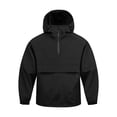 thumbnail image 2 of Daiosportswear Men's Lightweight Quarter Zip Pullover Casual Windbreaker Sweatshirt Hoodies for Running Golf Jackets with Pockets Black XS, 2 of 9
