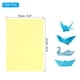thumbnail image 2 of Uxcell Papel de Copia A5 de Colores, 200 Pcs Papel de Origami para Manualidades y Decoración, Amarillo Claro, 2 of 7