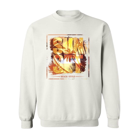 Tropical Beach Summer Design Sweatshirt Men -Image by Shutterstock, Male XX-Large