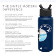 thumbnail image 2 of Botella de agua Simple Modern de la NCAA Penn State, 950 ml, con aislamiento, 2 of 4
