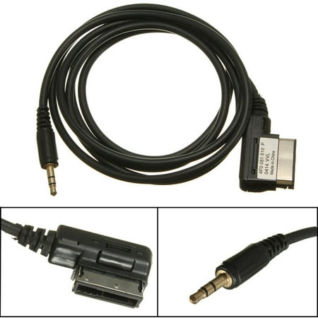Music Interface AMI MMI 2nd 3rd 3.5mm Interface o AUX Adapter Cable For Q5 Q8 Q7 A4L A6L 06~ VW Jetta Golf Passat Tiguan /iphone/smartphone/MP3