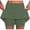 Army, variant on USSUMA Womens Shorts Casual Solid Color Running Pull-on Elastic Quick Dry Skinny Shorts Skirts Lounge Mid Waist Sports BreAthable Shorts Leggings Classic Fit Womens Shorts for Date Army Green L
