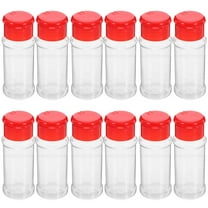 Milisten 12 Pack Plastic 100ml Kitchen Seasoning Bottles Condiment Storage Containers for Cooking