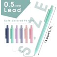 thumbnail image 2 of HAHDAXIA Mechanical Pencil Set, 0.5mm, 6 Count, Pastel Colors, 2 of 7