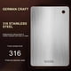 thumbnail image 3 of Food grade stainless steel Cutting Board - Stainless Steel Cutting Board For Kitchen 316 Chopping Board Food-Grade For Meat Fruit Vegetables Dishwasher Safe, 3 of 5