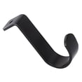thumbnail image 5 of No Drill Heavy Duty Closet Rod Bracket Metal Wall Mount Hanging Rack 0.9X2.5 Inch Punch Free Support Holder for Wardrobe Kitchen Bathroom Curtain Garment Rod Fixing Hardware,White, 5 of 6