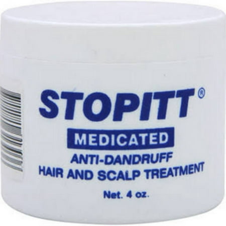 Stopitt  Medicated Anti-Dandruff Hair & Scalp Treatment, 4 oz (Pack of