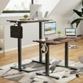 thumbnail image 2 of LiviNest Electric Standing Desk for Home Office: 1-Touch Posture Shift with 4 Memory Keys - 300-LBS Rock-Solid Stage for Dual Monitors & Heavy Books - Adjustable Height 27-47 Inch Modern Workstation, 2 of 5