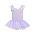 thumbnail image 3 of Haitryli Ballet Gymnastics Dance Leotards for Girls Kids Ballerina Outfit Dress with Sequins Tulle Tutu Skirt Lavender Leotard&Skirt 120/S, 3 of 7