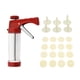 thumbnail image 1 of Prensa para galletas con 16 discos y 6 puntas para decorar. Máquina para hacer galletas casera. Kit de herramientas para glaseado de pasteles. Suministros de cocina para hornear., 1 of 7