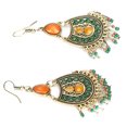 thumbnail image 1 of Pendientes bohemios ligeros coloridos moda retro mujer niñas cuelgan pendientes colgantes, 1 of 10