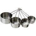 thumbnail image 1 of Juego de Tazas Medidoras de Acero Inoxidable Update International, Talla Única, Plateado, 1 of 1