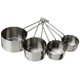 thumbnail image 1 of Juego de Tazas Medidoras de Acero Inoxidable Update International, Talla Única, Plateado, 1 of 1