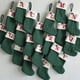 thumbnail image 2 of Calcetines tejidos nuevos, calcetines de lana con letras bordadas, bolsas de regalo de dulces para niños, calcetines verdes de Navidad, bolsas de regalo, 2 of 4