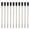 Black, variant on 10 Pack Ballpoint Pen Refills - 70mm 2.75 Inch Short Refills Black Ink, 1mm Medium Tip for Mini Pens D1 Pens Office Schǒ-ǒl Supplies