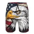 thumbnail image 3 of Goofa American Bald Eagle Printed Mens Swim Trunks Summer Quick Dry Short Beach Swimwear Bathing Suits-Medium, 3 of 9