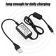 thumbnail image 4 of Cargador de cable de carga USB para Kenwood TH-F6 TH-F6A TH-F6E TH-F7 TH-F7E TH-F7A TH-K2ET, 4 of 5