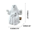 thumbnail image 3 of Wovilon Halloween Decor New Ghost Walking Dog Statue2024 Halloween Ghost Yard Decorations, 3 of 9