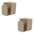 thumbnail image 4 of Dalazy Étui en Cuir pour Cartes 100+ Cartes sous Pochette pour Affaires Couleur Sable 2ensemble, 4 of 6