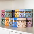 thumbnail image 3 of Mrsdry 10 oz Glass Mason Jars with Silicone Sleeves, Airtight BPA-Free Overnight Oats Containers with Lids, Dishwasher Safe Leak-Proof Meal Prep Jars for Chia Pudding, Yogurt, Snacks, 3 of 12
