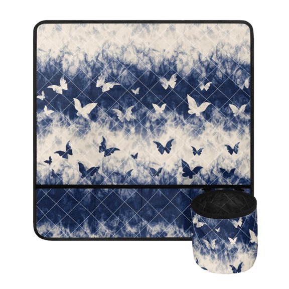 SEANATIVE Butterfly Sewing Machine Mat to Reduce Noise Muffling Mat with Small Cylinder for Storage Dust-Proof Household Pad Organizer for Sewing Machine Accessories