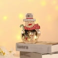 thumbnail image 2 of UYUH ‌Christmas Wood Ornaments Animated Rotating Musical Box with Snowman Design, Festive Table Decor, Holiday Gift for Home, Xmas Tree, and Indoor Decorations‌, 2 of 4