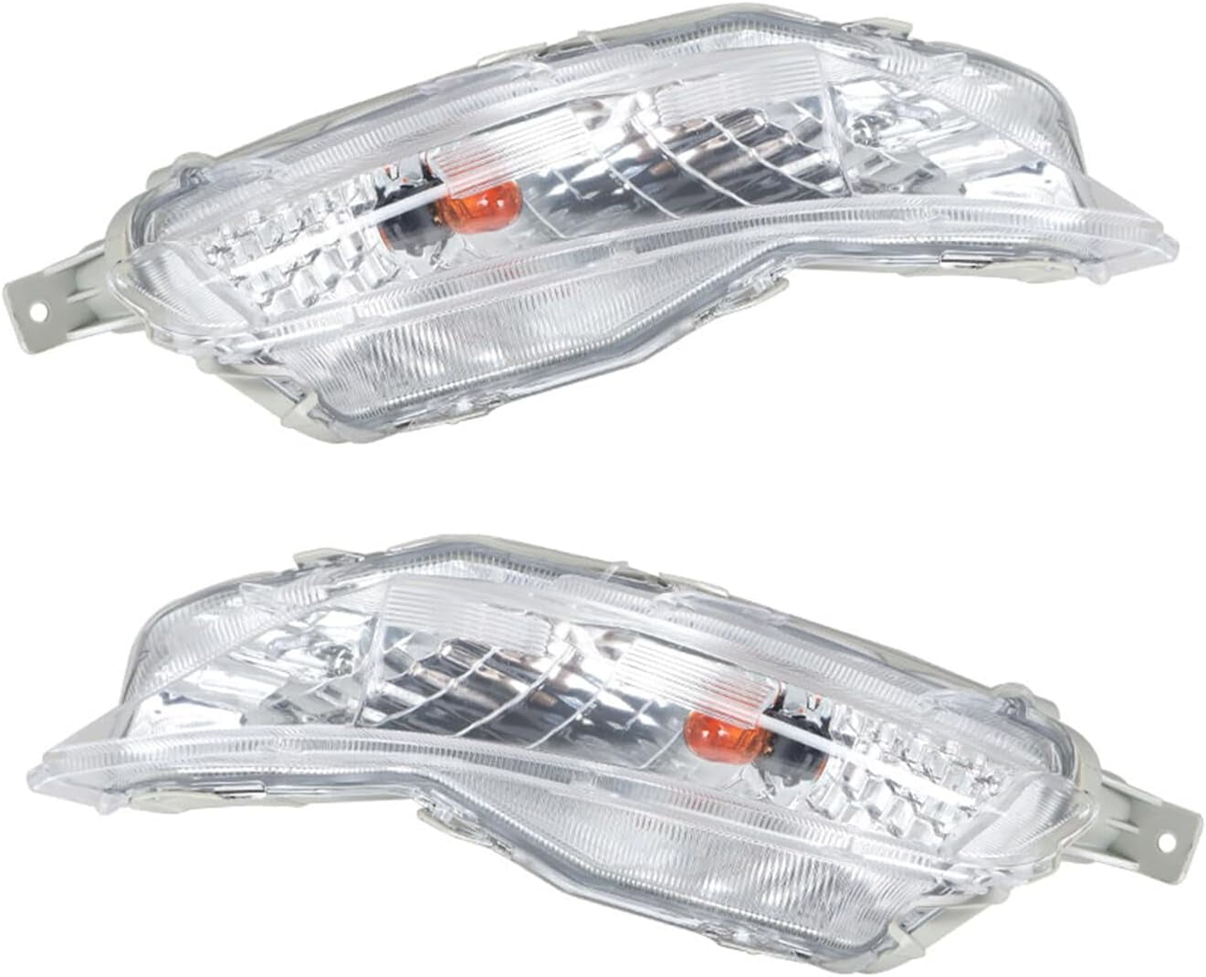 EPOTOOR Fog Light Assembly Driver and Passenger Side Replacement for 2015-2017 Camry LE SE 8151006050, 8152006050, TO2531153, TO2530153