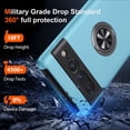 thumbnail image 4 of KOMI for Google Pixel 7 Pro Case, Slim Fit Case for Pixel 7 Pro with Invisible Ring Kickstand, [Military Grade Drop Tested] Dual Layer Shockproof Protective Phone Case for Pixel 7 Pro 6.7", Blue, 4 of 5