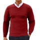 thumbnail image 1 of pstuiky camisa de manga larga para hombre, Suéter de color sólido para hombre, cuello en V, manga larga, cubrecabezas, capa inferior, camisa camisetas de hombre xl, 1 of 5