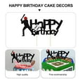 thumbnail image 3 of ULTNICE 5Pcs Sports Birthday Cake Decoration Cake Picks Assorted Color For Indoor Parties, 3 of 8
