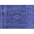 thumbnail image 1 of Ahgly Company Machine Washable Indoor Rectangle Abstract Blue Modern Area Rugs, 6' x 9', 1 of 4